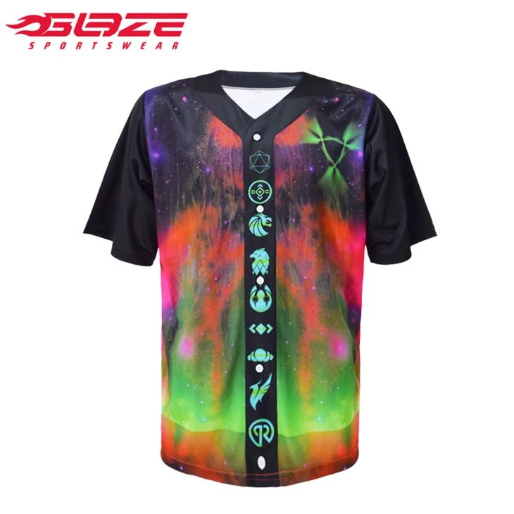 New Arrival Fancy Design Baseball Jersey