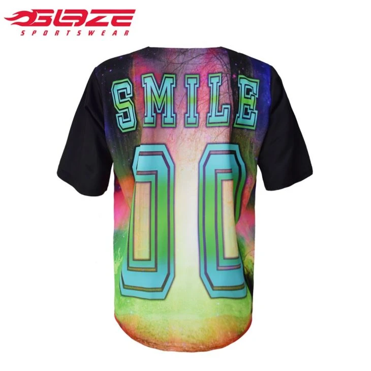 New Arrival Fancy Design Baseball Jersey