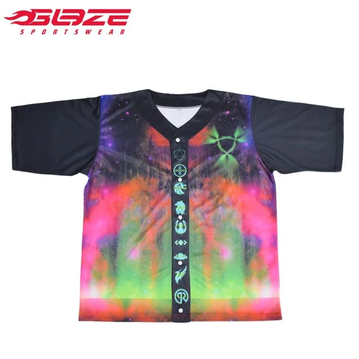 New Arrival Fancy Design Baseball Jersey